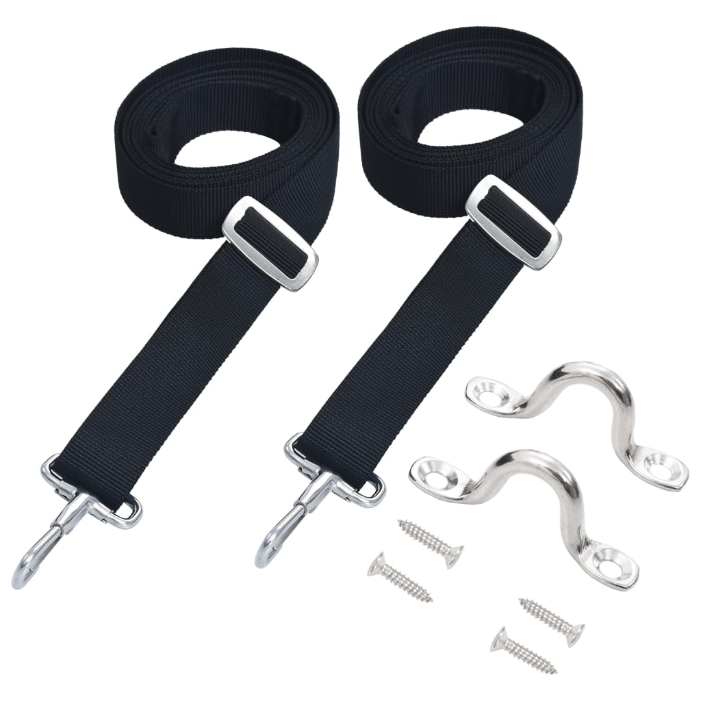 tension straps for bimini top, 2 pieces, fabric and stainless steel