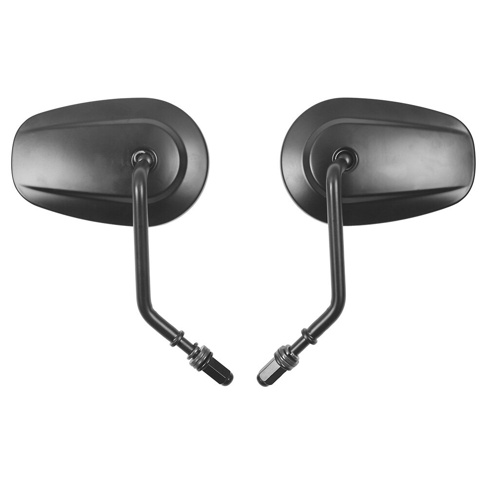 Black Motorcycle Rearview Mirrors For Har Ley D Avidson Sportster XL 1200 Iron 883