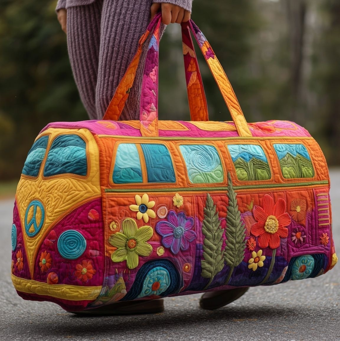 Fashionable Casual With Digital Print And Large Capacity