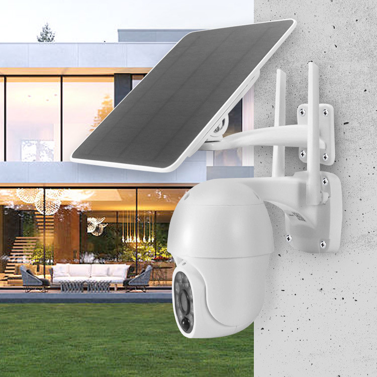 Graffiti Solar Surveillance Camera Outdoor Waterproof 4G Camera