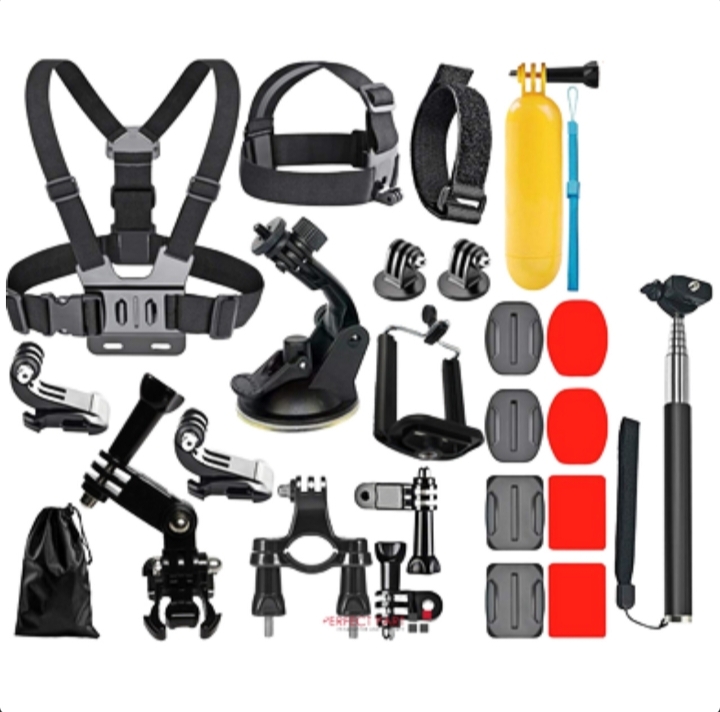 Universal Action Camera Accessories Kit Ultimate Combo Set For & Smartphones