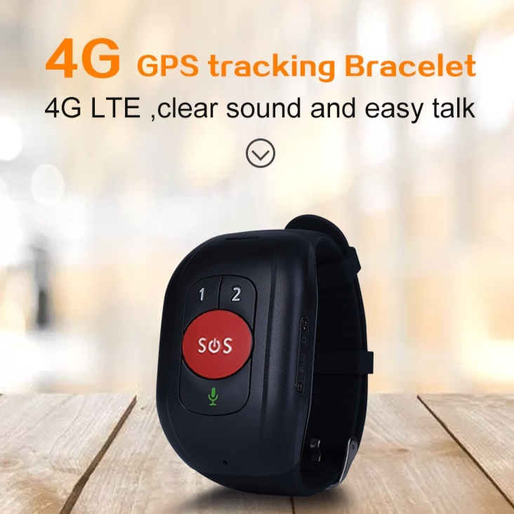 Smart Elderly Phone Location And Emergency SOS Wristband
