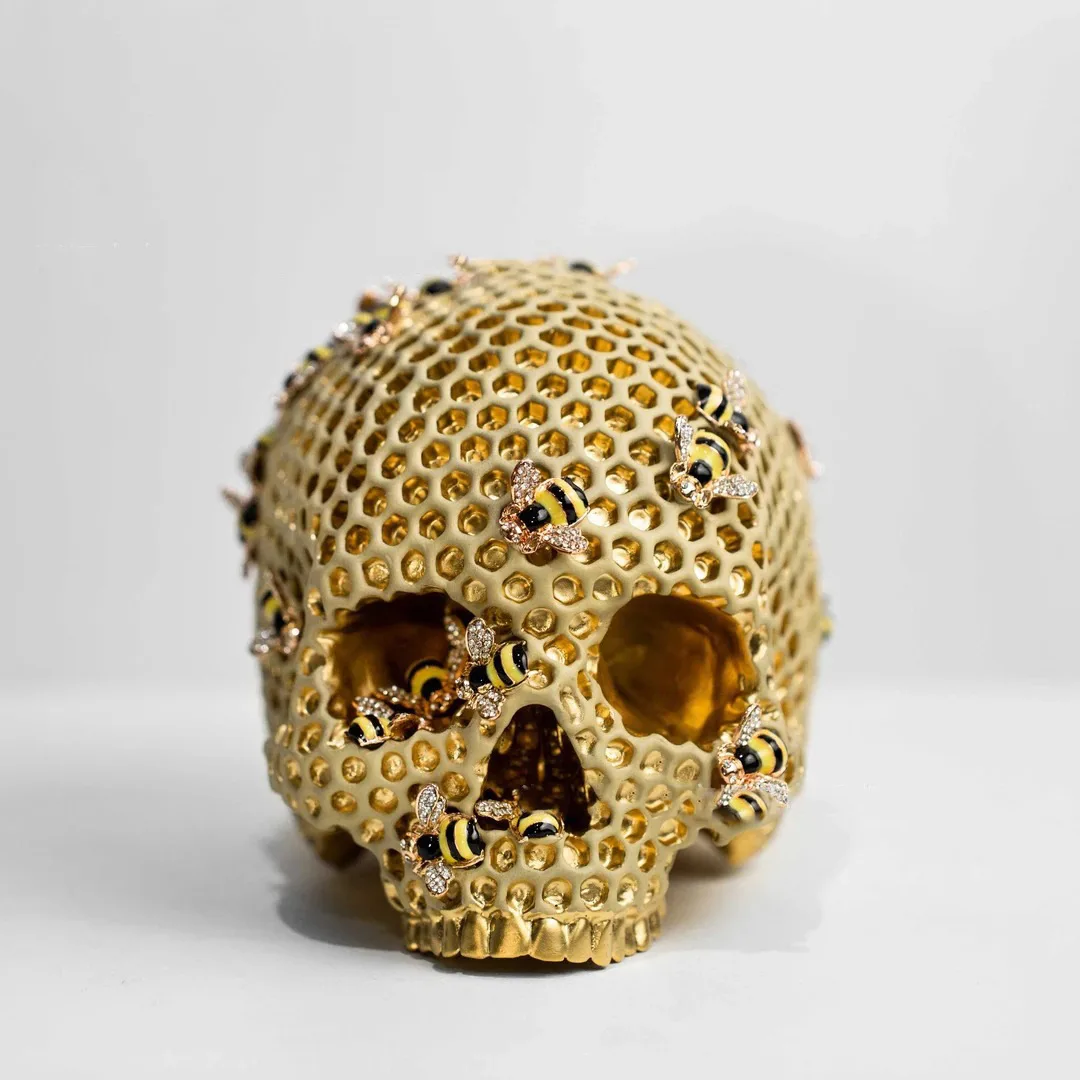 New Skull Resin Crafts Wholesale Creative Design Desktop Decorations Ornaments Art Crafts