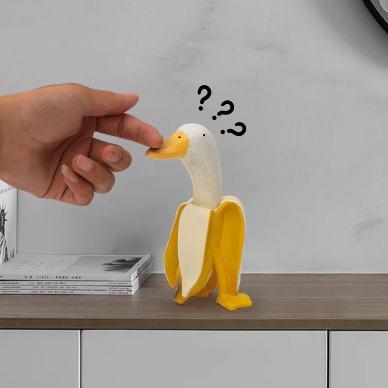 Creative Art Banana Duck Cute And Funny Creative Banana Duck Decoration Home Decoration Desktop Decoration Birthday Gift