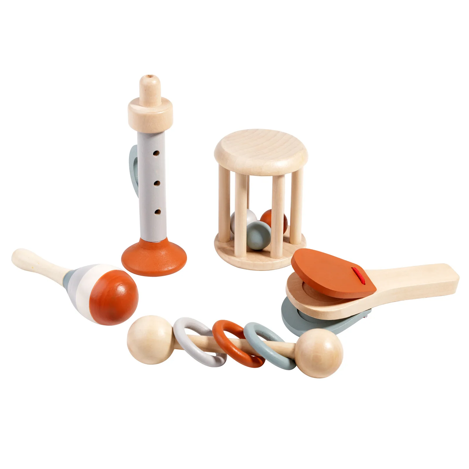 Textile Drum Rolling Drum Toddler Child Logical Thinking Hand-Eye Coordination Training Toy Wholesale
