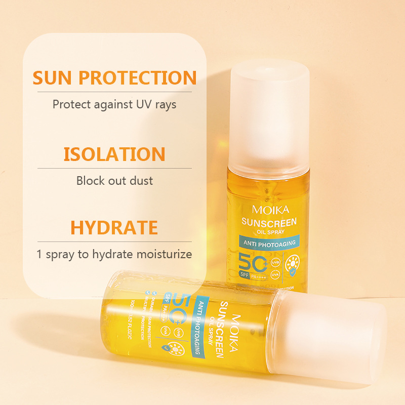 50 Times Sunscreen Spray In English