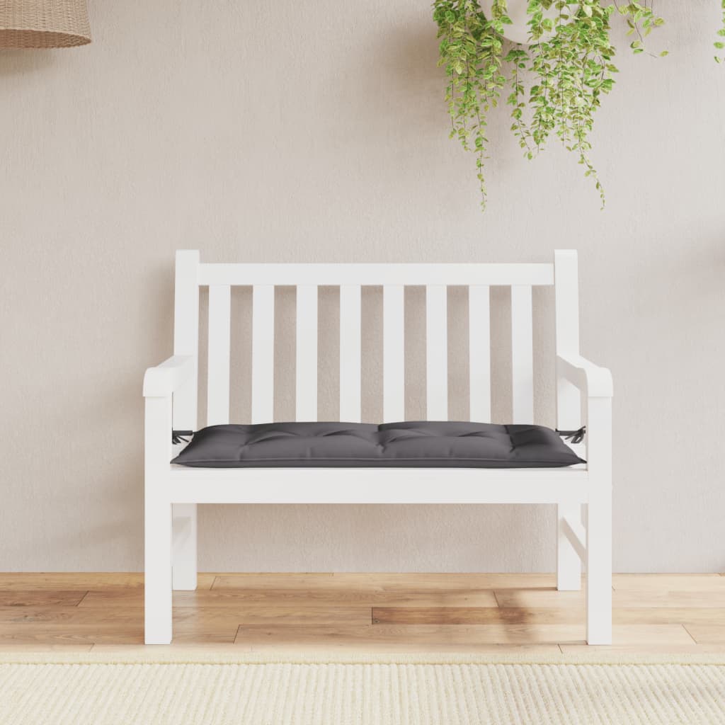 Garden Bench Cushion Anthracite 110x Oxford Fabric Garden Bench Cushion 110x