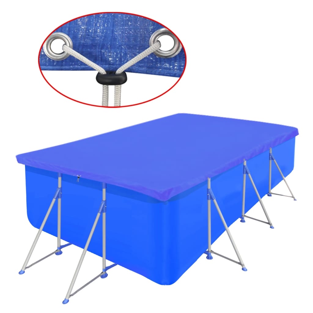 Pool Cover PE Rectangular 90 g/m² Pool Cover