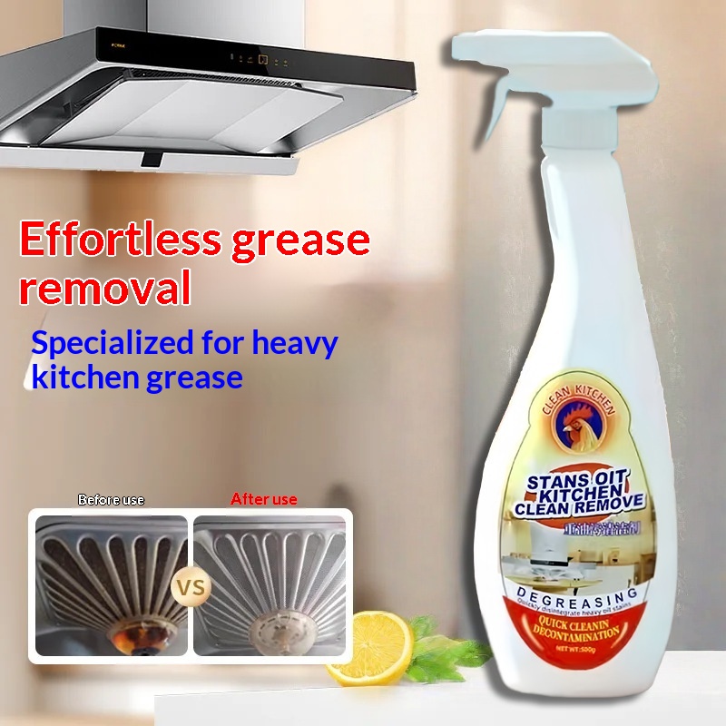 Powerful Cleaner For Removing Grease Stains And Heavy Grease Buildup In Kitchens