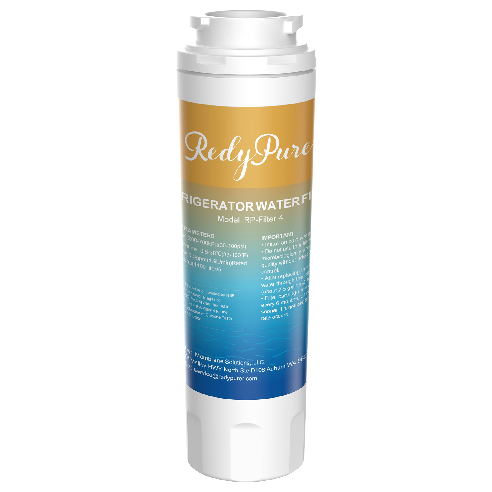 1-6 Pack Refrigerator Water Filter Replacement For EDR4RXD1, EveryDrop Filter 4, Maytag UKF8001AXX-750, UKF8001AXX-200, 46-9006, Puriclean II, WD-F07