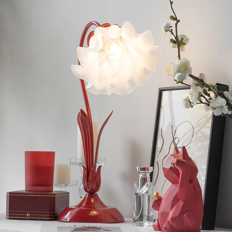 Household Fashion Bedside Lamp Flower Lantern