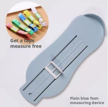 Baby Foot Measuring Device-Blue-1 pack