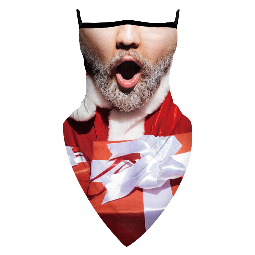 Christmas bearded 3D printing magic mask