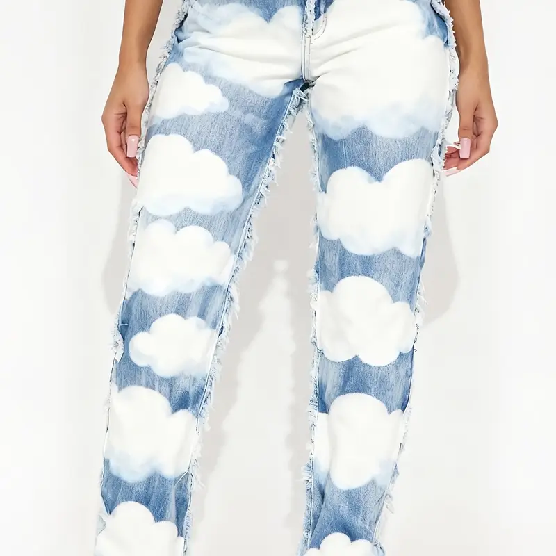 All Over Me Straight Leg Jeans - Medium Wash