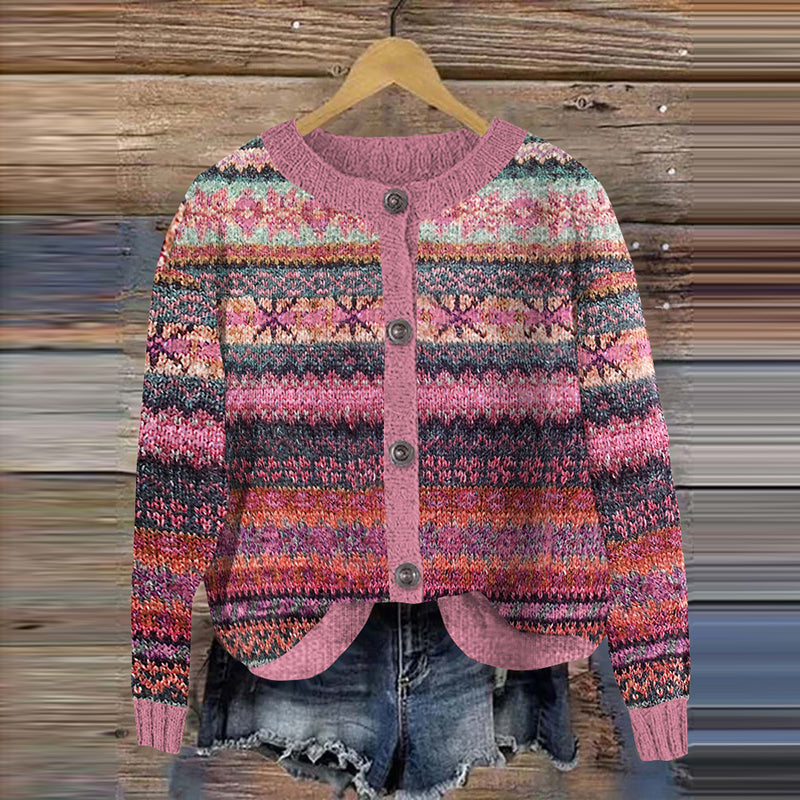 3D Printed Women's Cardigan Sweater Coat