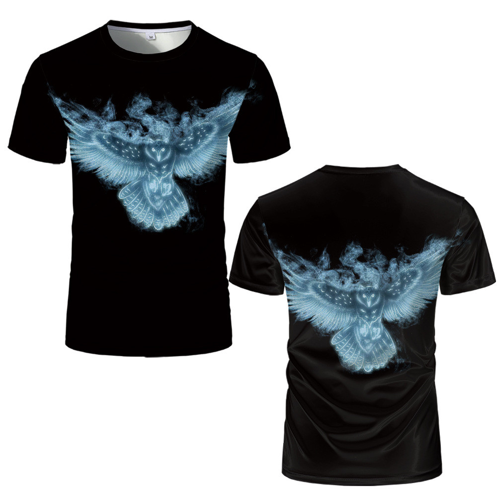 Summer European And American Printed Short Sleeve