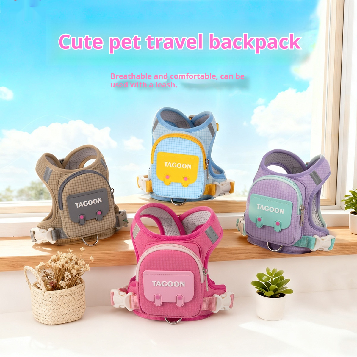 Creative Versatile Portable Dog Harness For Outings