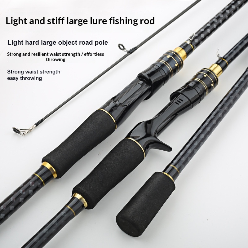 Carbon Fiber Straight-handle Gun-handle Fishing Rod