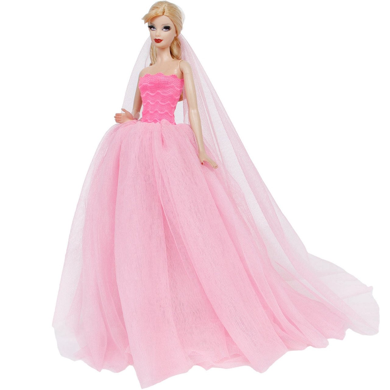 30cm Doll Accessory Skirt Fashion Trailing Dress