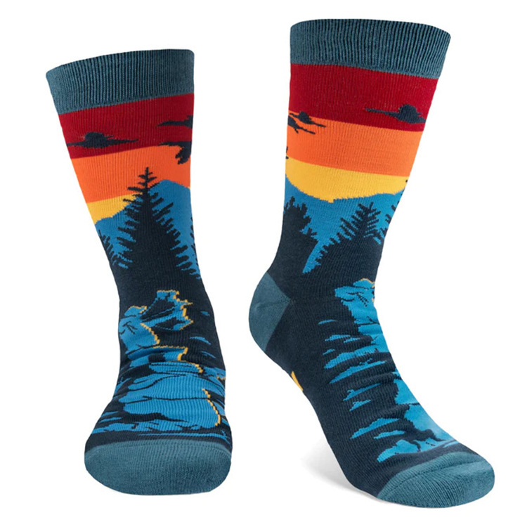 Alphabet Trendy Socks Cotton Street Sesh Middle Tube